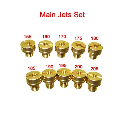 Carb Main Jets For Mikuni Carburetor # 155 160 170 175 180 185 190 195 200 205 • $11.95