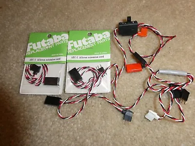 Lot Of RC Futaba AEC-1 Other Aileron Extension Cords And More NOS • $24