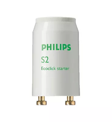 2 Pack -  Phillips S2 Fluorescent Lamp Starter 4-22 Watt Ballast Starter • $8.99