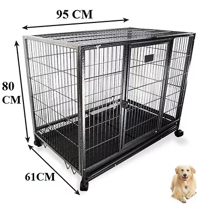 XL Portable Large Dog Cage Puppy Playpen Collapsible Enclosure Kennel Cat Rabbit • $139