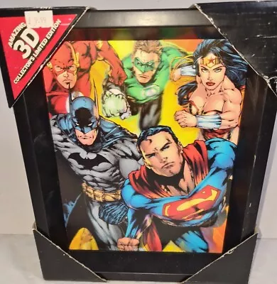 DC Justice League 3D Framed Picture Collectable Limited Edition • $19.99