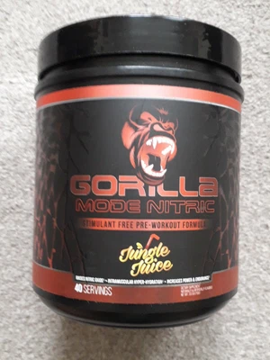 £75.99 • Buy Gorilla Mode Pre Workout Nitric Stimulant Free Formula For Massive Insane Pumps
