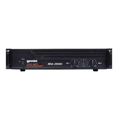 Gemini XGA-2000 Professional Power Amplifier 2000W DJ Disco Sound System PA • £159