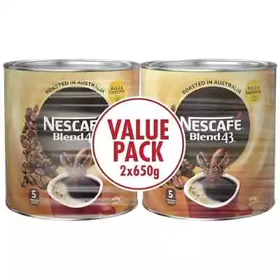 Nescafe Blend 43 Coffee 650g X 2 • $69.99