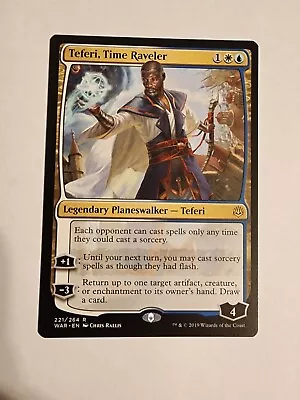 MTG Teferi Time Raveler War Of The Spark 221/264 Regular Rare NM • $7