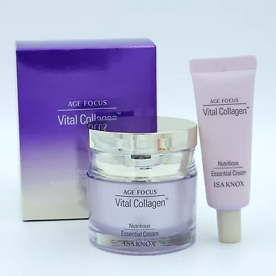 ISA KNOX Age Focus Vital Collagen Essential Cream Special Set Moisture K-Beauty • $42.98