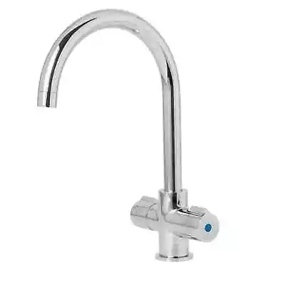 Wain Chrome Effect Kitchen Twin Lever Tap • £30