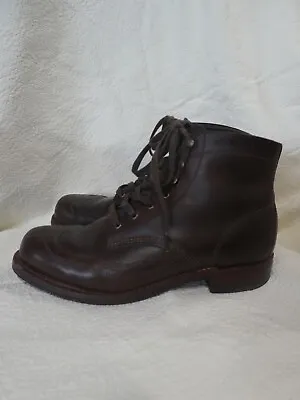 Vintage Brown Leather Wolverine 1000 Mile Boots - US Size 8 / UK 7 (B2) • £125