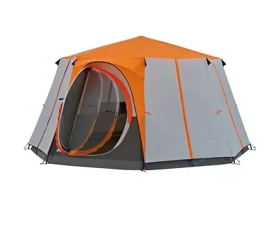 Coleman 2000019550 Cortes Octagon 8 Person Tent - Orange • £149.99