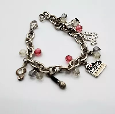 I Love Music Charm Bracelet  • $15