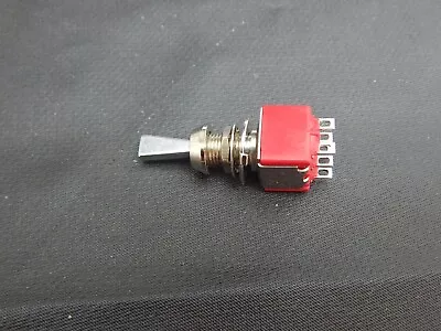 C&K 7211P3PY1ZQE TOGGLE SWITCH ON ON ON DPDT Flat Lever 5A 250VAC 28VDC • $12.50