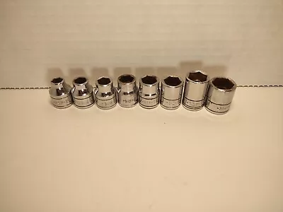 S-K Tools 8pc Metric Socket Set Pn: 307- 314 7mm-14mm 3/8  Drive 6 Point USA • $40