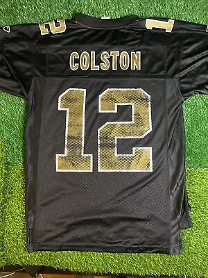 Reebok Mens Premier NFL Jersey New Orleans Saints Marques Colston Black Sz S • $19.99