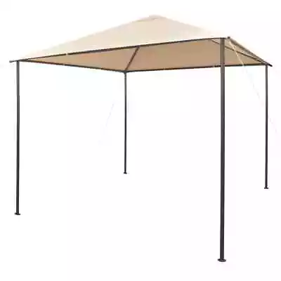 Gazebo Pavilion Tent Canopy 3x3 M Steel Beige • $170.18