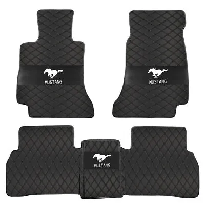 For Ford Mustang 1995-2024 Car Floor Mats Carpets Waterproof Auto Pads Anti-Slip • $42.25