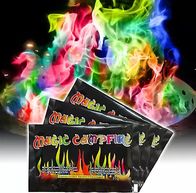 HGD（12 Pack） Magic Campfire Fire Color Changing Packets Fire Pit Fire Color Pac • $13.32