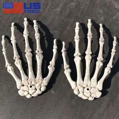 Halloween Plastic Skeleton Hands Realistic Fake Human Hand Bone Party Home Decor • $7.99