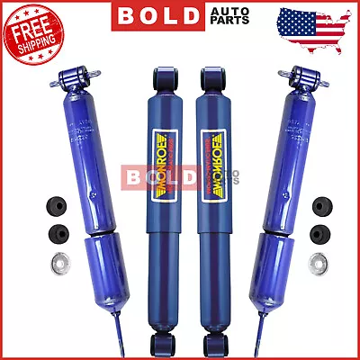 Monroe Front & Rear Shocks Kit Set 4PCS For Silverado Sierra 1500 Chevy GMC RWD • $128.95