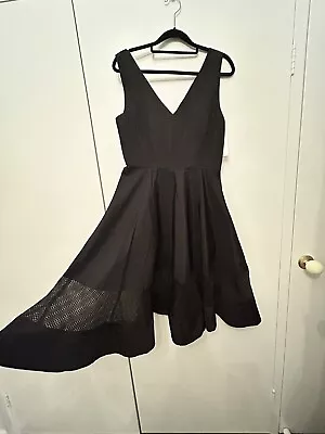 Kuwaii Fit Flare Dress Black Size 10 • $50