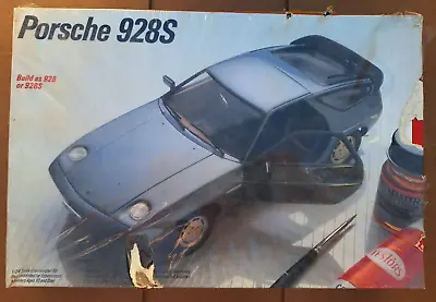 Porsche 928S Testors 1:24 Model Kit - 1985 Stock Unused  Sealed In Box MISB • $70