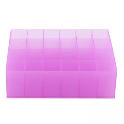 £4.73 • Buy Purple 24 Grids Lipstick Holder Display Stand Cosmetic Organizer Makeup GB