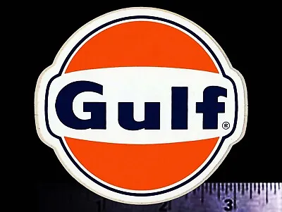 GULF Oil Company - Original Vintage 1960's 70's Racing Decal/Sticker - 3 Inch  • $5.95