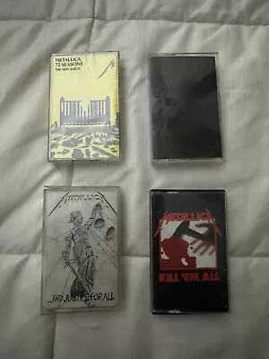 Metallica Lot Of 4 Cassettes New Album Sealed Included  • $100