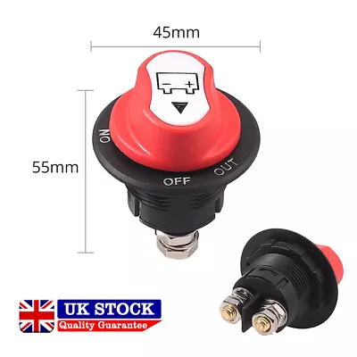 100A Battery Isolator Master Switch On/Off Marine Auto Car Van Boat 12V-32V UK • £8.59