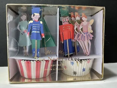 The Nutcracker Cupcake Kit Topper Party Pick Christmas Bake Cup Liners Designer • $19.99