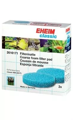 EHEIM Coarse Filter Pad (Blue) For Classic External Filter 2217 (2 Pieces) • £15.90