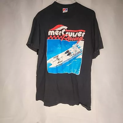 Vintage  Mercury MerCruiser Racing T-Shirt Swinster Sz L Large • $45