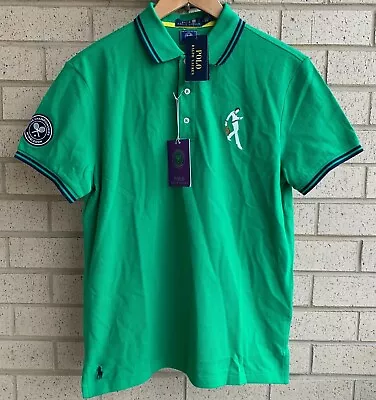 Polo Ralph Lauren Wimbledon London Tennis Championships Shirt - Size Medium -NWT • $99.97