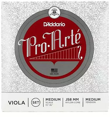 D'Addario J58 Pro-Arte Viola String Set - Medium Scale • $66.29