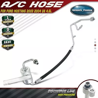 A/C Hose Discharge Line Assembly For Ford Mustang 2003 2004 V8 4.6L Supercharged • $28.59