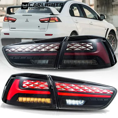 $349.99 • Buy Free Shipping To PR For 2008-2017 Lancer & EVO X Full LED Tail Lights W/Startup