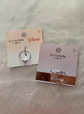 Pura Vida X Disney Mickey And Minnie Sz 9 Ring Bundle Lot Duo • $20