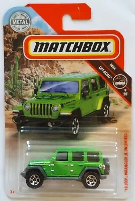 2019 Matchbox #62  '18 Jeep Wrangler JL Unlimited • $16.99