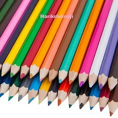 36 Large Premium Quality Colouring Pencils Colours Artists Drawing Kids Adults • £4.99
