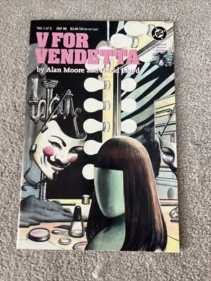 $24.99 • Buy V For Vendetta 1, DC Comics 1988, Alan Moore Classic Guy Fawkes 🔑 