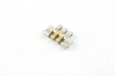 Oris Men's Bracelet Replacement Link Steel/Gold 18MM Vintage RAR • $129.02