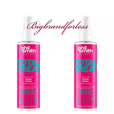 £13.95 • Buy Phil Smith Total Treat Moroccan Argan Oil Cream 150 Ml -2 Pack