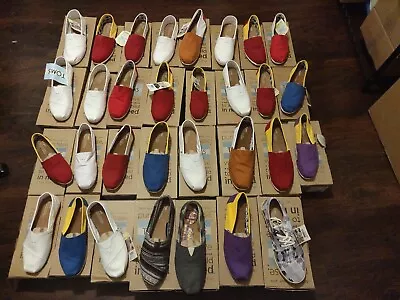 Toms Shoes New 28 Pairs Assorted Colors Assorted Sizes Men And Women’s  • $280