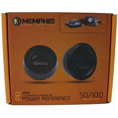 Memphis Audio PRX10 1  Power Reference Car Component Tweeters Crossovers USED • $69.99