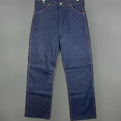 Vtg 50s 60s Sanforized BLUE BELL DENIM JEANS RARE Sz 36x34 Workwear Wrangler • $599.95