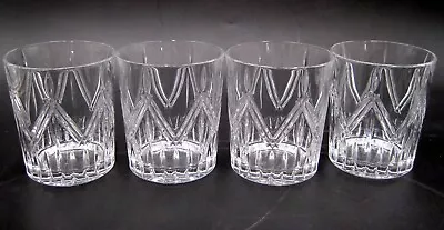 Set Of 4 - Marquis Waterford  Lacey Old Fashioned Tumblers Glasses Crystal 4  • $99.95