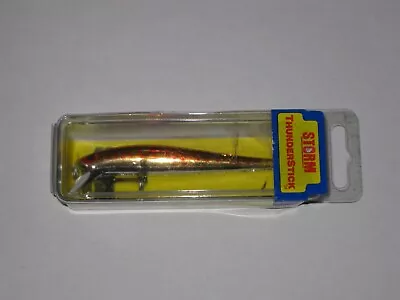 Storm Jr Thunderstick J-SP#87 Metalic Red Rare NIB Pre Rapala Stick Bait Lure • $89