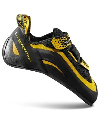 La Sportiva Miura VS Climbing Shoes Black/Yellow • $139.37