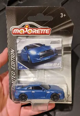 Majorette Limited Edition Nissan GT-R 5/6 Blue Series 1 - Brand New • $5