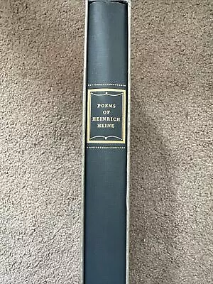 Vint. Poems Of Heinrich Heine 1957 Heritage Club Edition Illustrated W/Slipcase. • $12.50