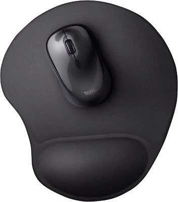 £6 • Buy Trust 16977 BigFoot Gel Mouse Mat Wrist Support For Computer Laptop Black
